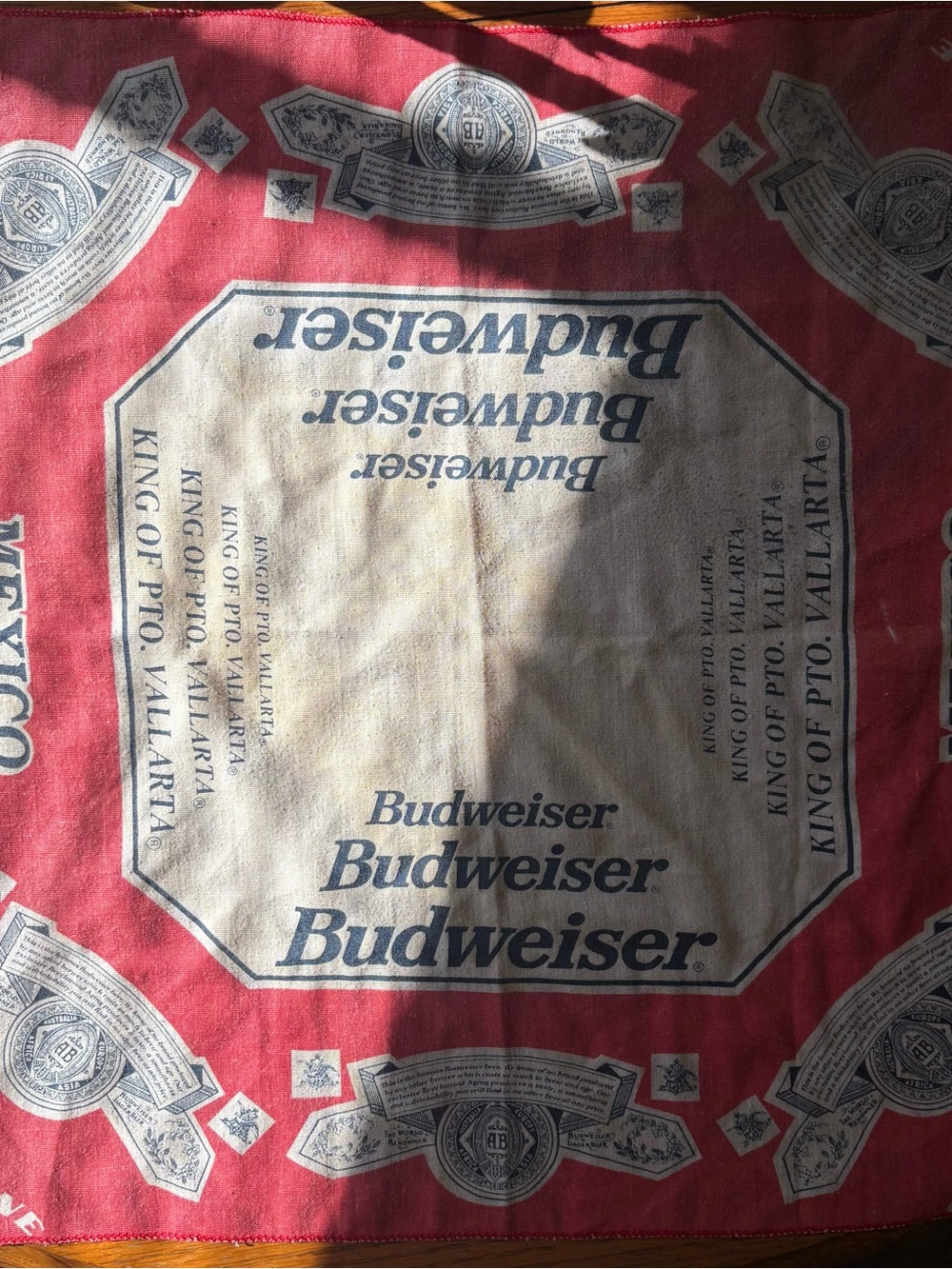 Budweiser King of Pto. Vallarta bandana